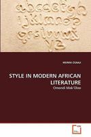 Style in Modern African Literature 3639320840 Book Cover