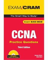 CCNA Practice Questions (Exam 640-802) (3rd Edition) (Exam Cram) 0789737140 Book Cover