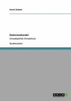 Emissionshandel: Umweltpolitik: Klimaschutz 3640164989 Book Cover