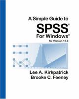 A Simple Guide to SPSS for Windows for Version 12.0 0534610064 Book Cover