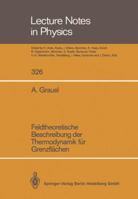 Feldtheoretische Beschreibung Der Thermodynamik Fur Grenzflachen 3662137585 Book Cover