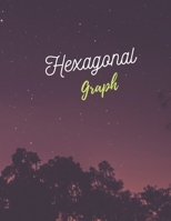 Hexagonal Graph: 100 pages Size (8.5 x 11)  Inches 1657175324 Book Cover