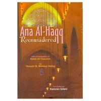 Ana Al-Haqq Reconsidered 8171511856 Book Cover