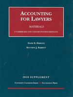 Accounting for Lawyers: Concise Edition (University casebook series) 1587781417 Book Cover