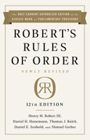 Robert's Rules of Order 0451163788 Book Cover