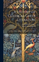 A History of Classical Greek Literature: The Poets 1020394943 Book Cover
