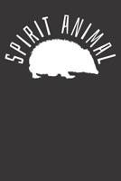 Notebook: Hedgehog Hedge Pet Gift Spirit Animal Funny College Ruled 6x9 120 Pages 108418687X Book Cover