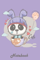 Notebook: Cute Panda Bear Kawaii Composition Notebook Japanese Otaku Anime lovers 120 Blank lined pages 6 x 9 Journal Planner organizer School 1660363349 Book Cover