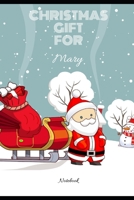 Christmas Gift For Mary College Ruled Notebook: Planner Logbook Diary Gift Todo Memory Book Budget Planner Medium to Large Sized Notebook With College Ruled Lined Paper for School Education 100 pages  1671215656 Book Cover