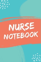 Nurse Notebook: 100 page Blank, Lined Writing Journal for Nurses 1692798529 Book Cover