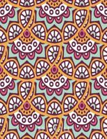 Notebook: Mandala on green cover and Dot Graph Line Sketch pages, Extra large (8.5 x 11) inches, 110 pages, White paper, Sketch, Draw and Paint 1723558117 Book Cover