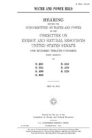 Water and power bills 1690878959 Book Cover