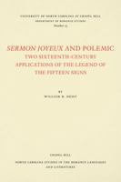 Sermon Joyeux and Polemic: Two Sixteenth-Century Applications of the Legend of the Fifteen Signs 0807890731 Book Cover