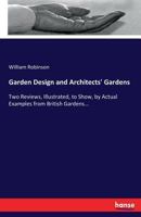 Garden Design and Architects' Gardens 8027388589 Book Cover