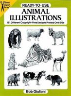 Ready-to-Use Animal Illustrations: 161 Different Copyright-Free Designs Printed One Side 0486275663 Book Cover