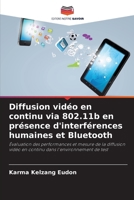 Diffusion vidéo en continu via 802.11b en présence d'interférences humaines et Bluetooth (French Edition) 6209768369 Book Cover