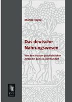 Das Deutsche Nahrungswesen 3955641562 Book Cover