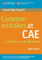 Common Mistakes at CAE...and How to Avoid Them 0521603773 Book Cover