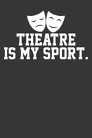 Notebook: Theater Actress Actor Gift Musical Drama Comedy Dot Grid 6x9 120 Pages 1081745924 Book Cover