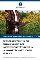 Perspektiven Für Die Entwicklung Der Investitionstätigkeit Im Landwirtschaftlichen Bereich 6205982617 Book Cover