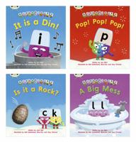 Learn to Read at Home with Bug Club Phonics Alphablocks: Phase 2 - Reception Term 1 (4 fiction books) Pack A (Phonics Bug) 0435126857 Book Cover