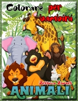 Animali Colorare per Bambini: Libro di animali da colorare per bambini di et� 2-4, 4-8; Cavallo, cane, lupo, panda, rana, libro da colorare di uccelli, libro da colorare carino, libro da colorare di z 0632849096 Book Cover