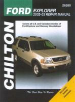 Ford Explorer & Mercury Mountaineer: 2002 through 2003 (Chilton's Total Car Care Repair Manual) 1563925338 Book Cover