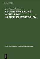 Neuere Russische Wert- Und Kapitalzinstheorien 3111047202 Book Cover