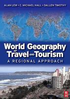 World Geography of Travel and Tourism: A Regional Approach 0750679786 Book Cover