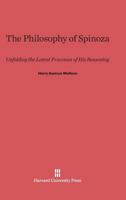 The Philosophy of Spinoza 0674863321 Book Cover