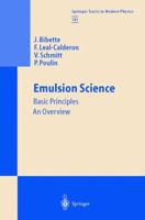 Emulsion Science 3540436820 Book Cover