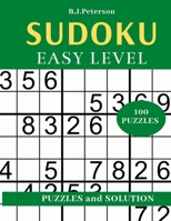 100 Puzzles Sudoku Easy: 100 easy sudoku puzzles:big print sudoku puzzle games, adult sudoku books with answers B08PXK11R8 Book Cover