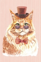 The Cat Lover Collection: Dapper Cat No. 5 (Blank Lined Writing Journal) 1675475628 Book Cover