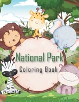 National park coloring book: Coloring book for juniors B0CHL7DL8M Book Cover
