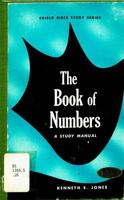 Book of Numbers,: A study guide 0801050103 Book Cover