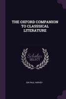 The Oxford companion to English literature; 1379168856 Book Cover