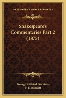 Shakespeare's Commentaries Part 2 1120963028 Book Cover