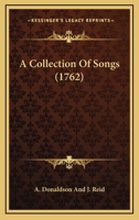 A Collection Of Songs 1104591294 Book Cover