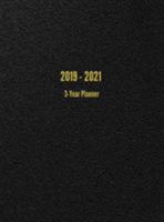 2019 - 2021 3-Year Planner: 36-Month Calendar (Black) 194739908X Book Cover