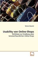 Usability von Online-Shops 3639235592 Book Cover