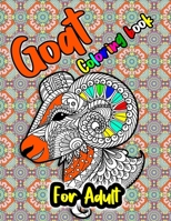 Goat Coloring Book: Wonderful Adult Coloring Books for Goat lover | Goat Coloring Patterns B08VCKKJFL Book Cover