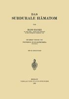 Das Subdurale Hamatom 3642894127 Book Cover