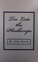 Too Late the Phalarope 0684818957 Book Cover