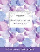 Adult Coloring Journal: Survivors of Incest Anonymous (Turtle Illustrations, Cats) 1360962549 Book Cover