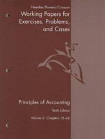 Principles Of Accounting Working Papers Volume Two Tenth Edition 0618736441 Book Cover