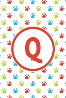 Q: Monogrammed 2020 Weekly Planner For Dog Lovers - Cute Paw Print Pattern, January 2020 - December 2020 (6x9) 1702081664 Book Cover