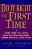Do It Right the First Time 047114889X Book Cover