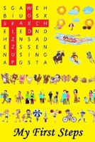word search puzzle: my first steps B087R6P344 Book Cover