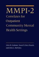 MMPI-2 Correlates for Outpatient Community Mental Health Settings 0816625646 Book Cover