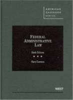 Federal Administrative Law (American Casebook Series) 0314199322 Book Cover